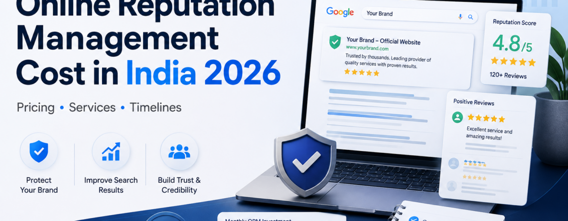 Online Reputation Management Pricing in India